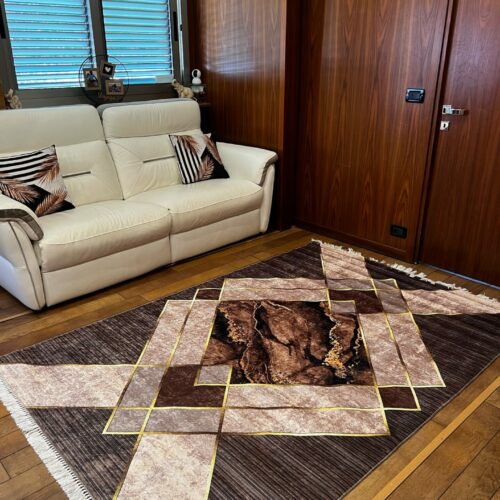 Tapis fantasy marron