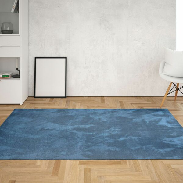 Tapis - fourrure (Bleu)