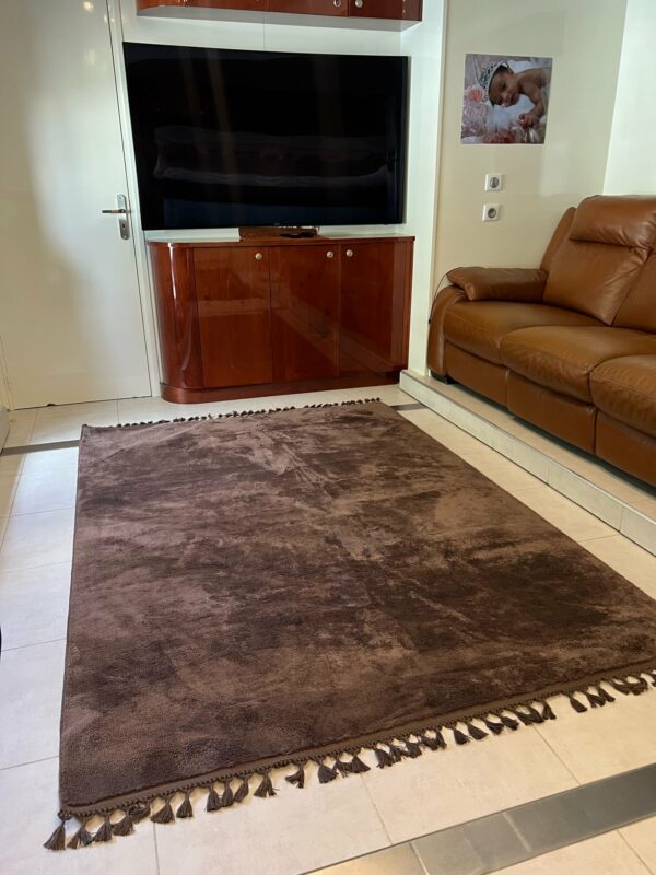 Tapis magnifique bohème marron