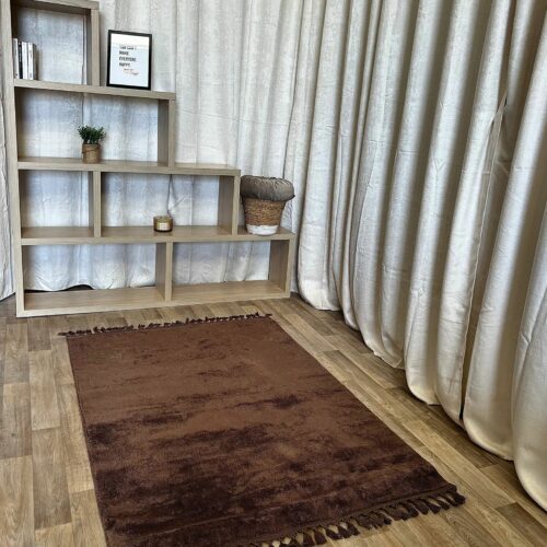 Tapis bohème marron