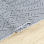 Tapis - PEROU lavable Cotton (Gris) – Image 5