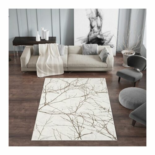 Tapis dubai cruivre argenté