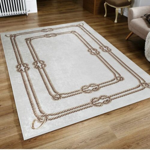 Tapis marine blanc maison