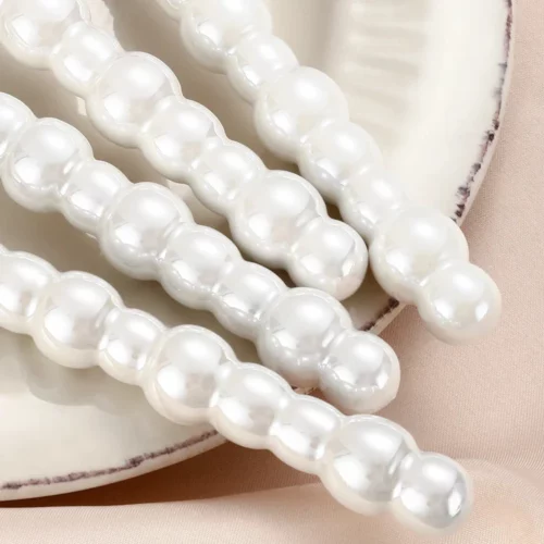 Ménagère / Couvert de table N°15 - 24 pièces avec perles blanche – Image 4