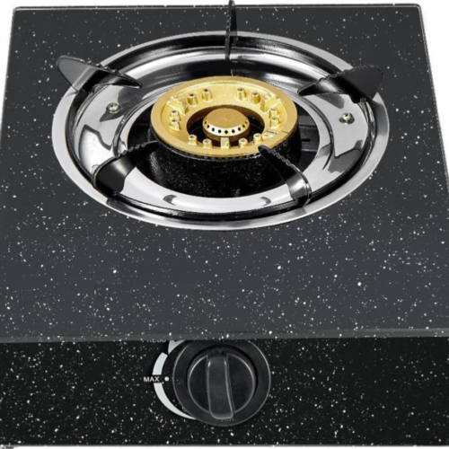 Chic et pratique : Réchaud à Gaz – Brûleur Vitrocéramique (Noir paillettes). Performance et style pour votre cuisine. Découvrez-le dès maintenant !