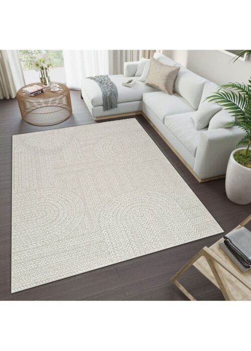 Tapis d'Extérieur - Kenzy 06 (Crème) – Image 1