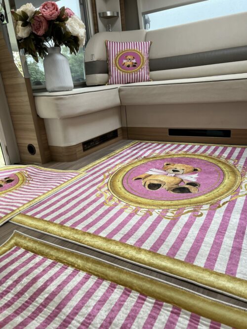 img_8421 Lot de 6 tapis - Teddy (Rose) – Image 2