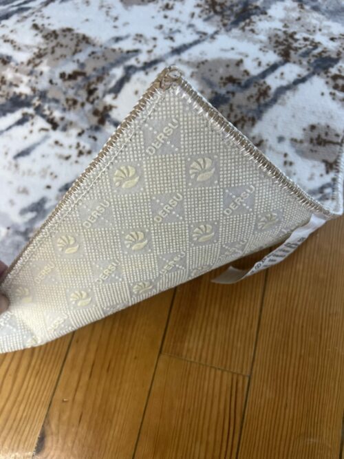 Tapis - Kaza (Blanc et Taupe) – Image 2