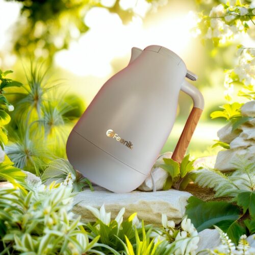 Cafetiere Isotherme - Gris, Beige & Blanc crème (1,5L)