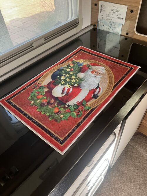 Napperons de Noël - pere Noel (rouge) – Image 2