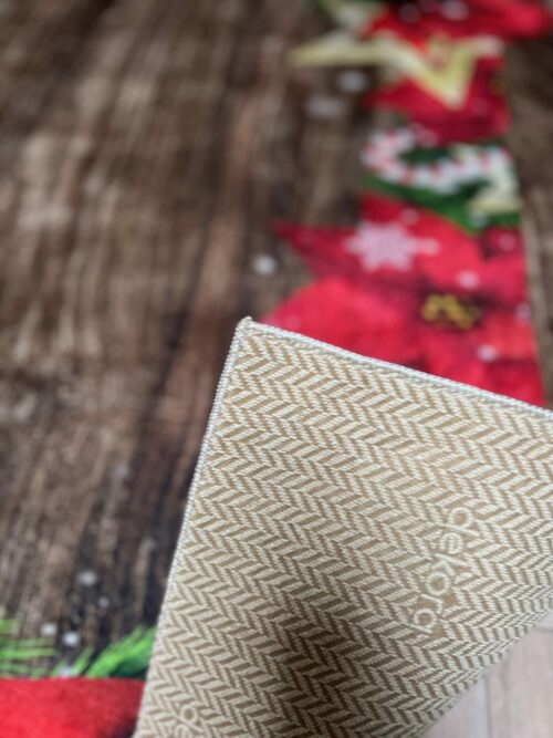 Lot de 6 tapis - Bois Foncée Noël – Image 6