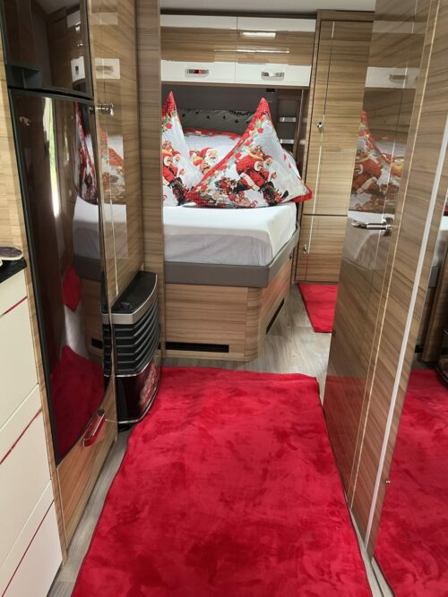 Lot de 6 tapis - Velours (Rouge) – Image 4