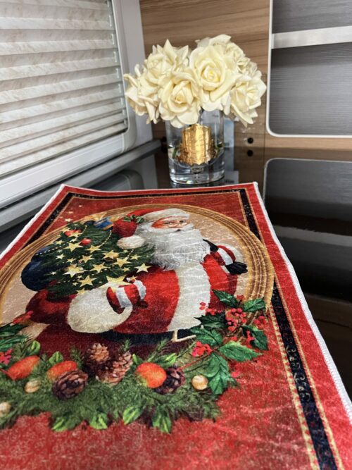 Napperons de Noël - pere Noel (rouge) – Image 1