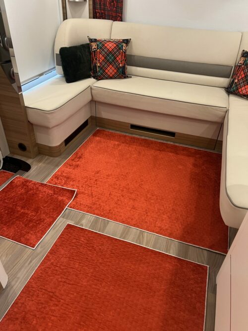 img_9063 Lot de 6 tapis - Rouge uni – Image 2