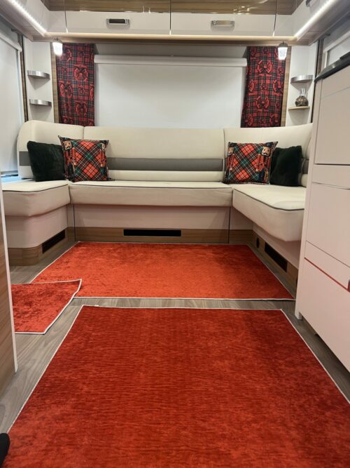 img_9074 Lot de 6 tapis - Rouge uni – Image 3