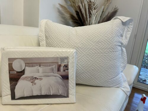 Parure De Couette N°056 - Enzo (Blanc - Microfibre) – Image 1