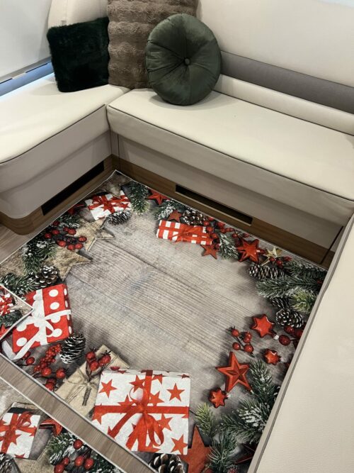 Lot de 6 tapis - Bois Claire Noël – Image 2