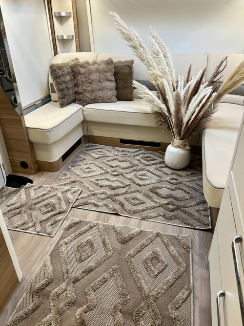 img_9247 Lot de 6 tapis - Aurora (Taupe) – Image 4
