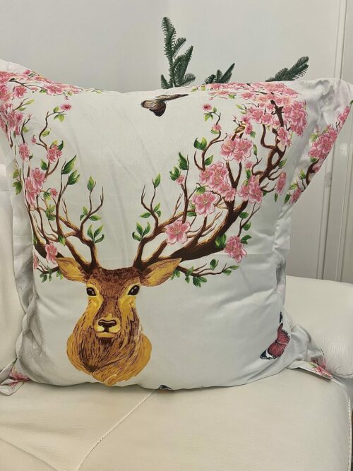 Parure De Couette N°059 - Cerf rose (Microfibre) – Image 2