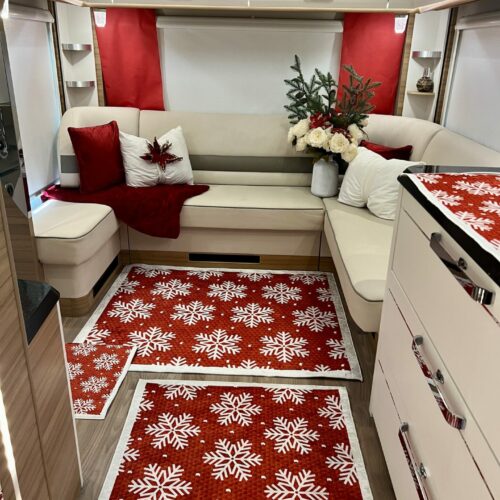 Lot de 6 tapis - Flocon De Noël