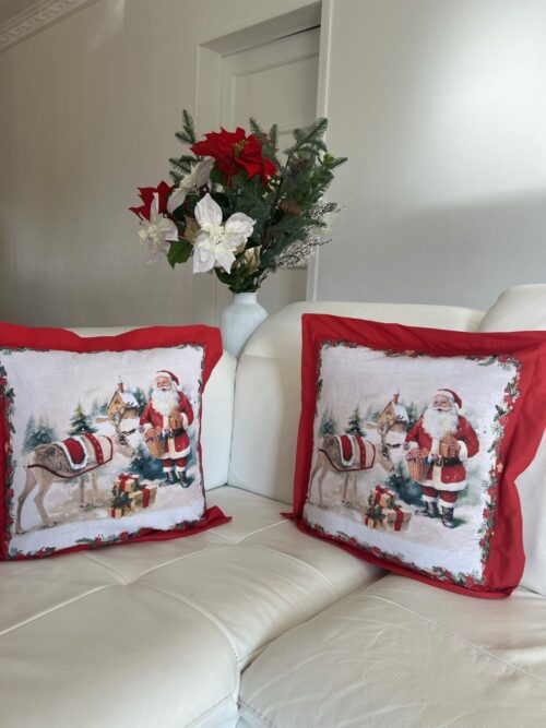 Coussin pere Noel cerf – Image 2