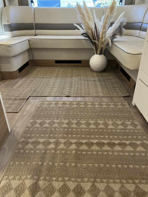 Lot de 6 tapis - Osiris (Marron) – Image 1