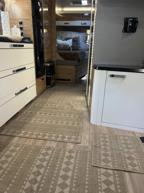 Lot de 6 tapis - Osiris (Marron) – Image 2