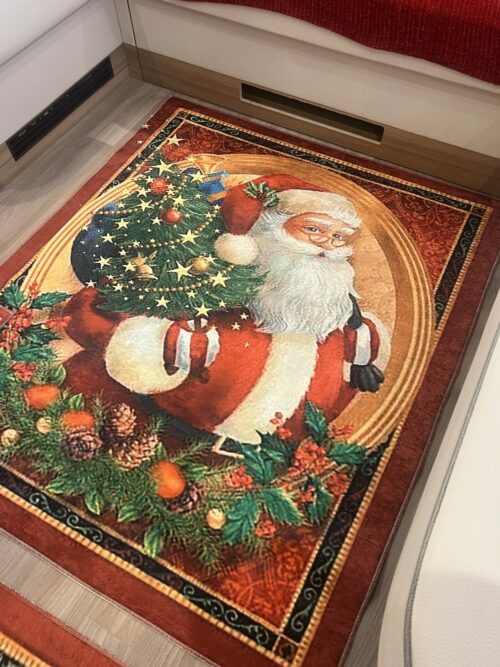 img_0194 Lot de 6 tapis - Père Noël (Rouge) – Image 2