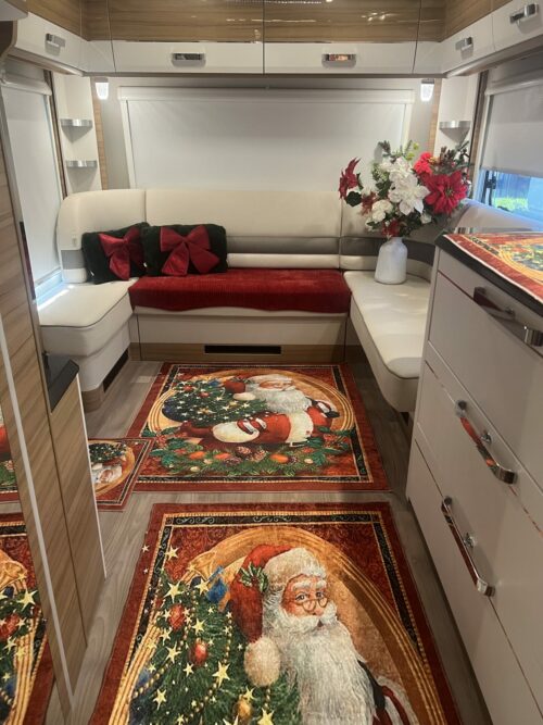 Lot de 6 tapis - Père Noël (Rouge) – Image 1