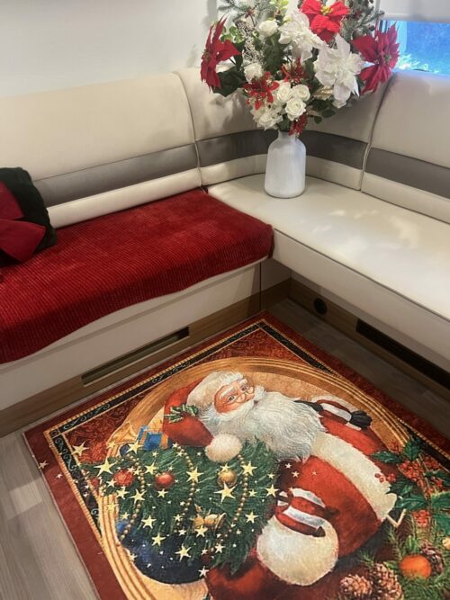 img_0203 Lot de 6 tapis - Père Noël (Rouge) – Image 4
