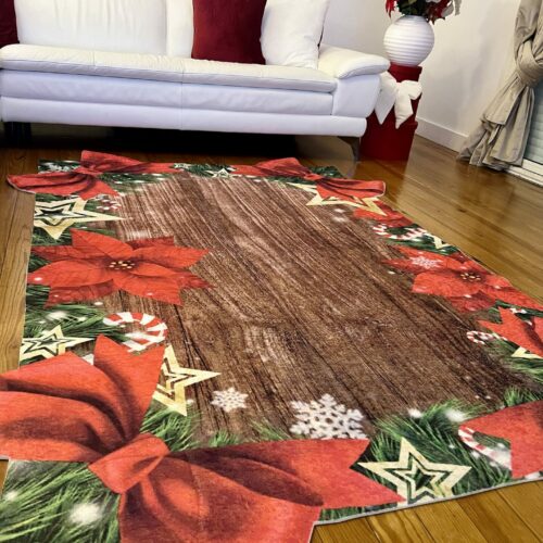 Tapis - bois foncé PVC