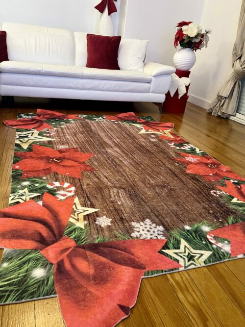 Tapis - bois foncé PVC – Image 1