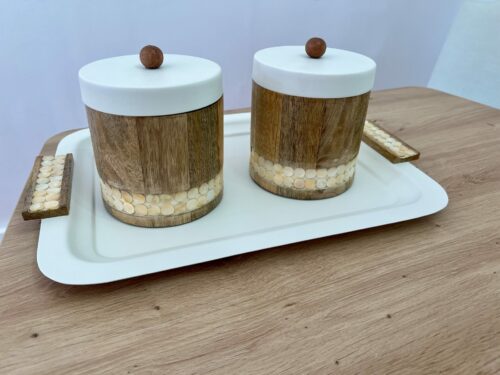 Ensemble plateau et pots – Image 1