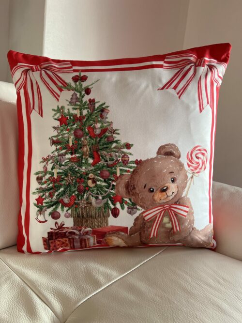 img_0470 Housse Coussin Ourson Noel – Image 3
