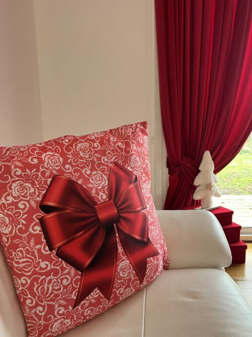 Housse Coussin noeud dentelle – Image 2