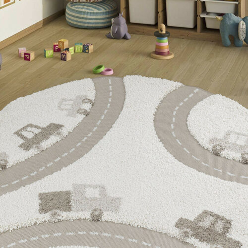 Tapis enfant - LUNA Kids n°8 (Blanc)
