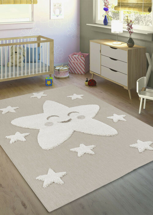Tapis enfant - LUNA Kids n°9 (Beige) – Image 1