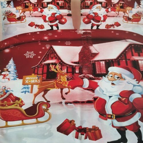 Parure De Couette N°082 - Petit père Noël (Rouge)