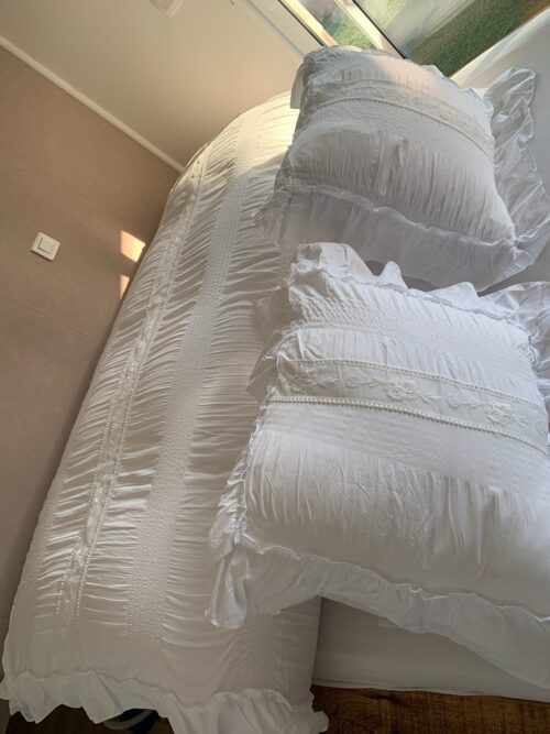 7657395991 Parure De Couette N°101 - Vivaldi (Blanc) microfibre – Image 2