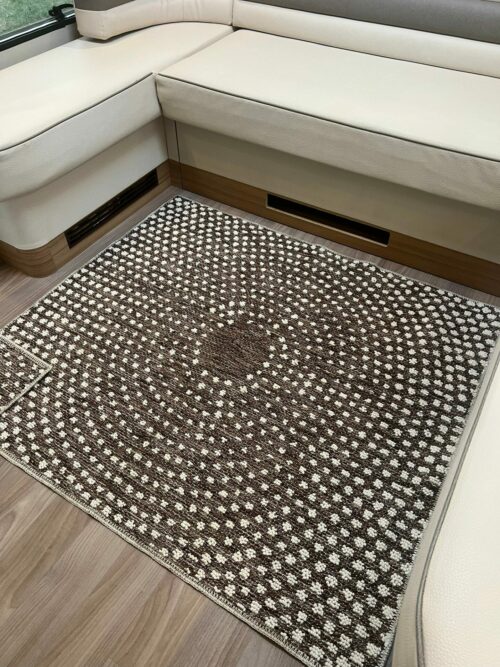 Lot de 6 tapis - Naples (Marron) – Image 3