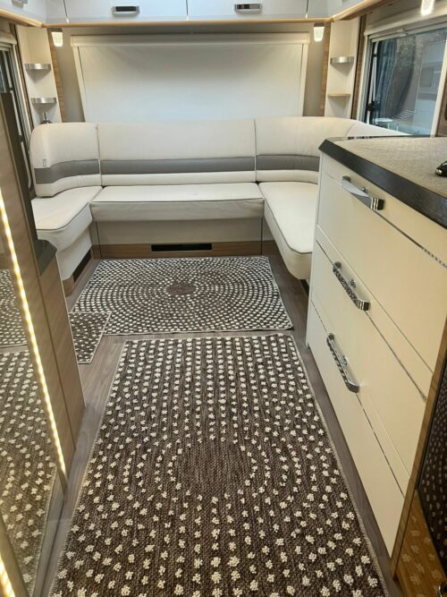 Lot de 6 tapis - Naples (Marron) – Image 4