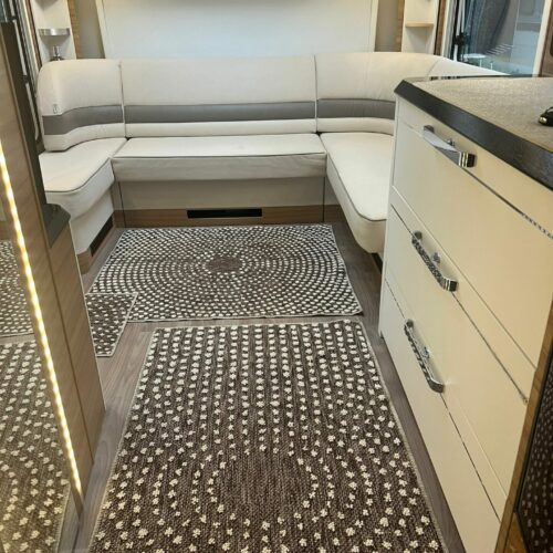 Lot de 6 tapis - Naples (Marron)