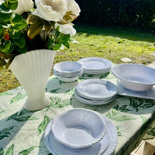 Service de table en mélamine - Corde (20 pièces)