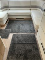Lot de 6 tapis - Moquette (Gris foncés ) Nº7