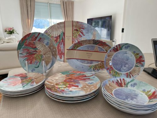 Service de table en mélamine - Océano (20 pièces) – Image 2
