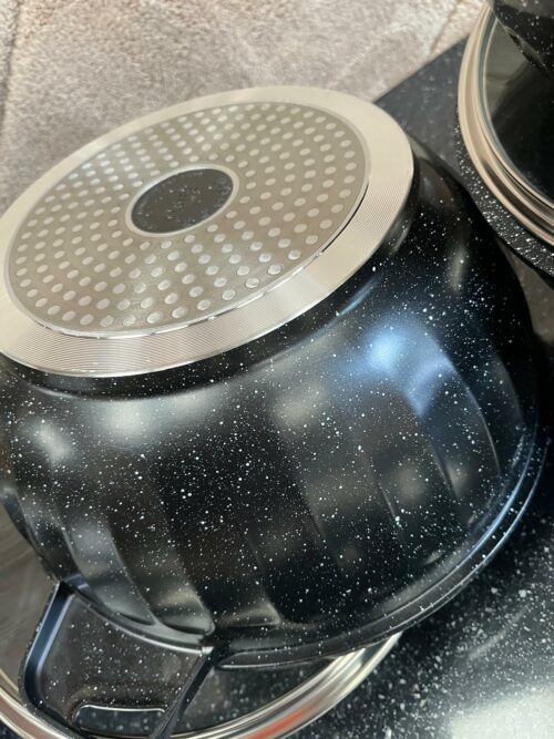 Batterie de cuisine - Noir (15 pièces) – Image 6