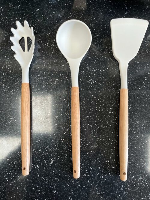 Batterie de cuisine - Noir (15 pièces) – Image 5