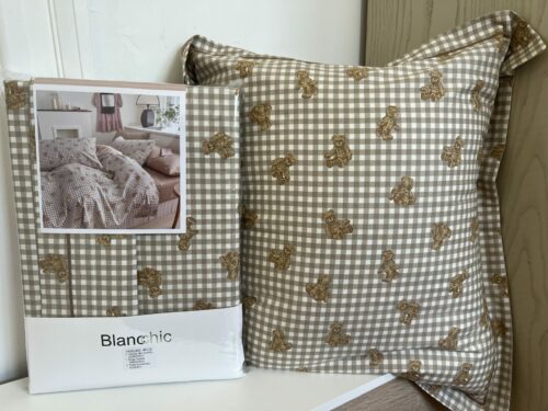 Parure De Couette N°111 - Ourson (marron beige blanc) – Image 4
