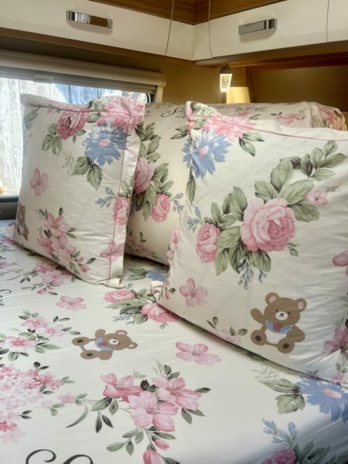 Parure De Couette N°123 - Bouba (Blanc et rose) – Image 5