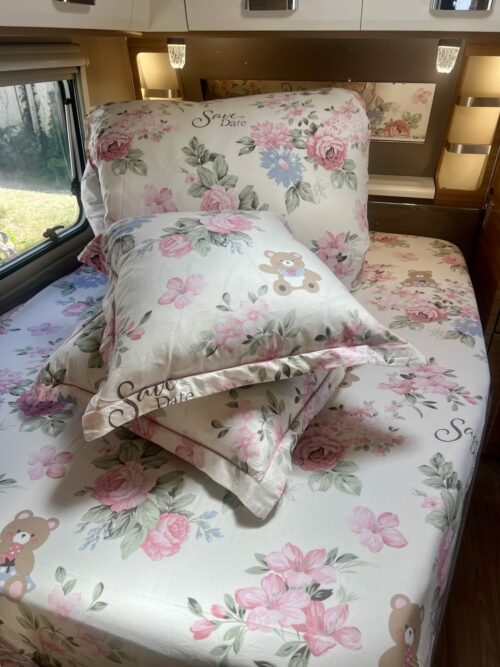 Parure De Couette N°123 - Bouba (Blanc et rose) – Image 2